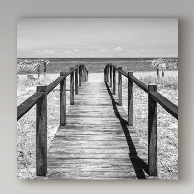 Boardwalk On The Beach III by Philippe Hugonnard - Photograph on Canvas