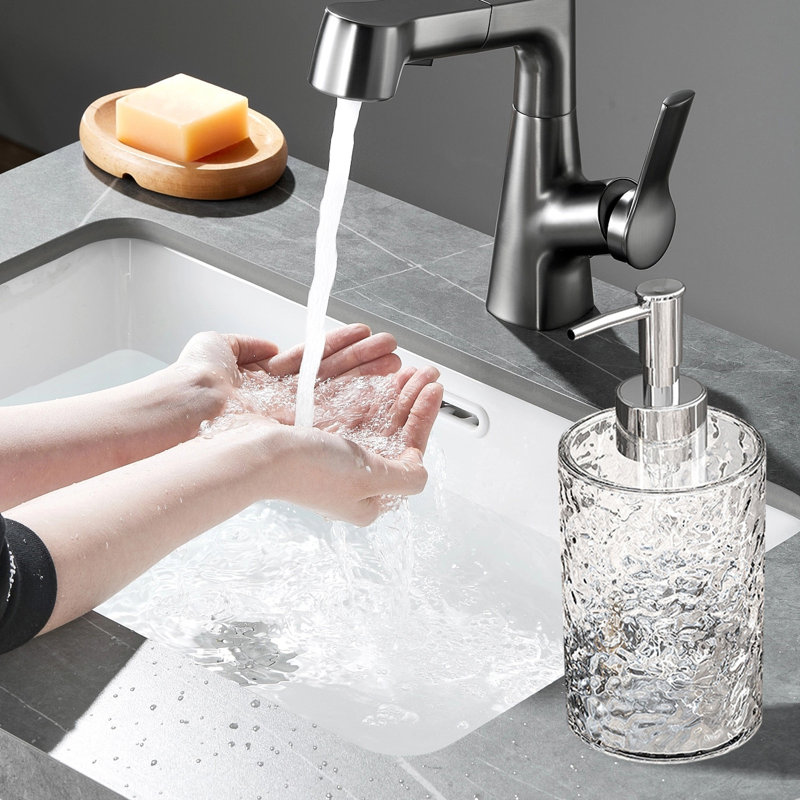 Distributeur de savon moussant pour bouteilles d'eau, Clair