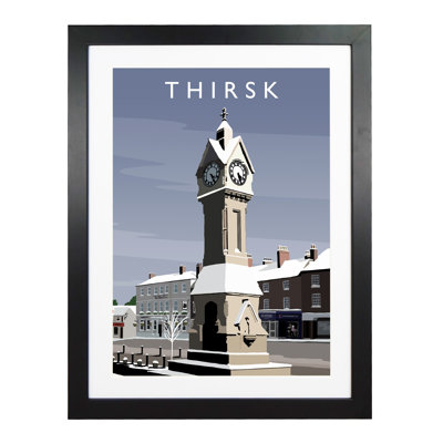 Thirsk 2 (Snow) Portrait - Print