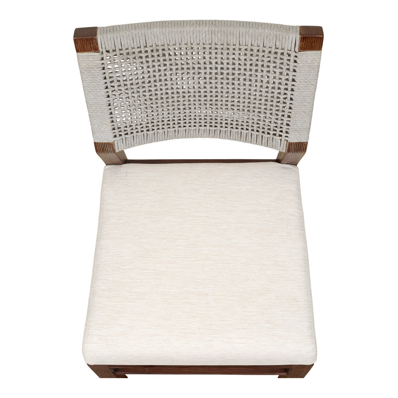 Cheval 19.5'' H Upholstered Mahogany Side Chair