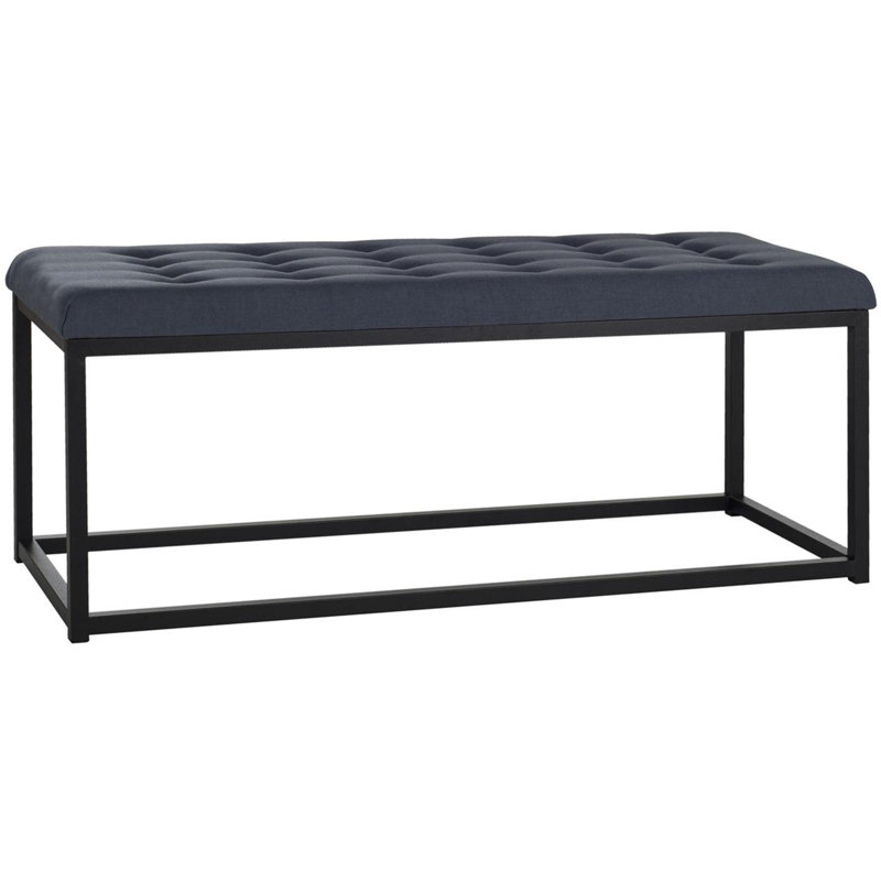 Mehd Upholstered Bench, Black