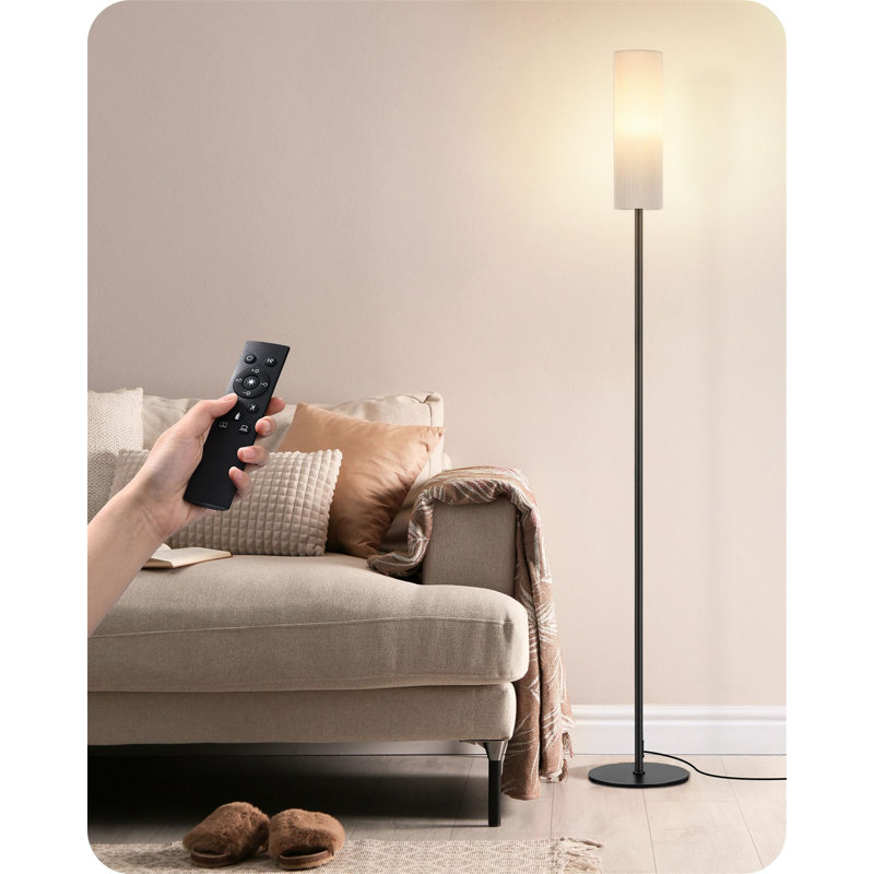 Asra 165cm Column Floor Lamp, Black