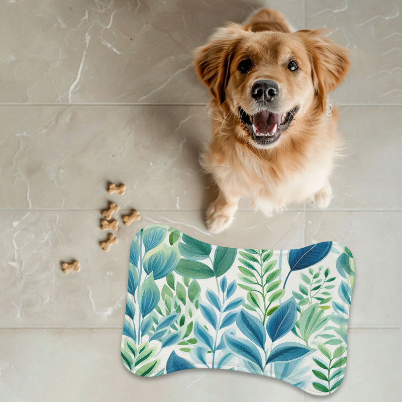 Botanical Textures - Tapis d'alimentation en os 1 pièce