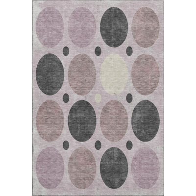 Premium Machine Washable Mayfield AMF1949 Geometric Rug