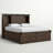 Carney Solid Wood Bookcase Storage Bed-350517235-352048210