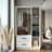 Keilson 3 Doors Wardrobe, 2 Drawers, 1 Lock - 36W-1191544664