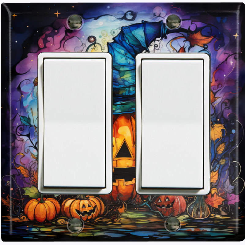 Figurine murale d'Halloween 2 pièces