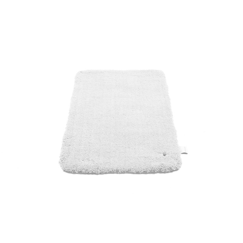 Rectangle Bath Rug, White, 70 x 120 cm