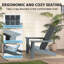 Ensemble de conversation pour patio 2 personnes avec table d'appoint Devito-4308880