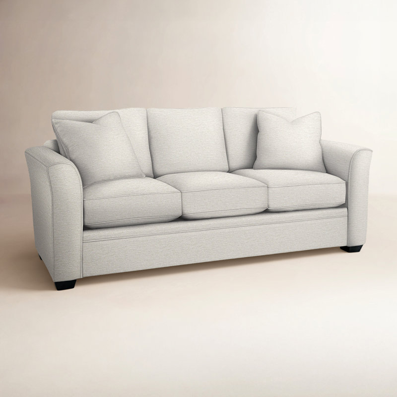 Bridgeport 85'' Upholstered Sofa, Black Finish, Green and Blue Stripe; 0252-54