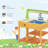 Mud Kitchen Outdoor Kitchen Playset For Kids Wooden With Realistic Play Kitchen Toys, Faucet And Sink, Storage Shelves, Gift For Girls And Boys Aged 3-8 Years Old
