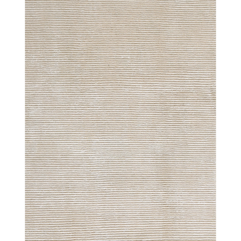 Area Rug in Ivory/Gray, Rectangle 9' x 12', Beige