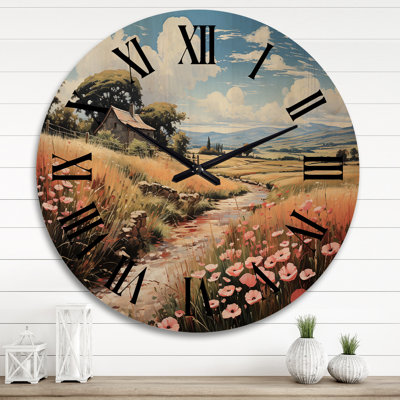 Viridi Solid Wood Wall Clock