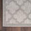 Adianey Red Barrel Studio Easy Care Trellis Silver/Grey Indoor/Outdoor Area Rug-647859259