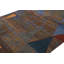 Rug & Kilim’S Moroccan Style Rug, Brown With Blue Tribal Geometric Patterns