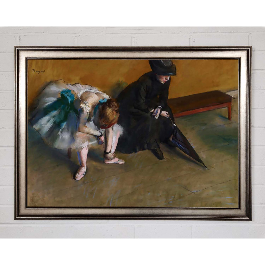 Degas Waiting - Einzelner Bilderrahmen Kunstdrucke