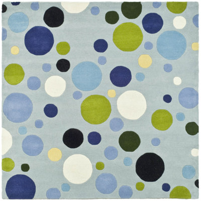 Candelo Hand Tufted Wool Polka Dots Rug