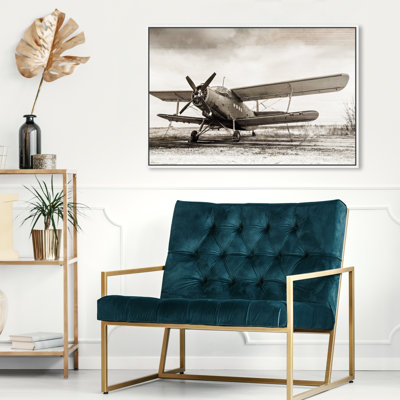 Hélice d'avion - reproduction de photo sur toile tendue