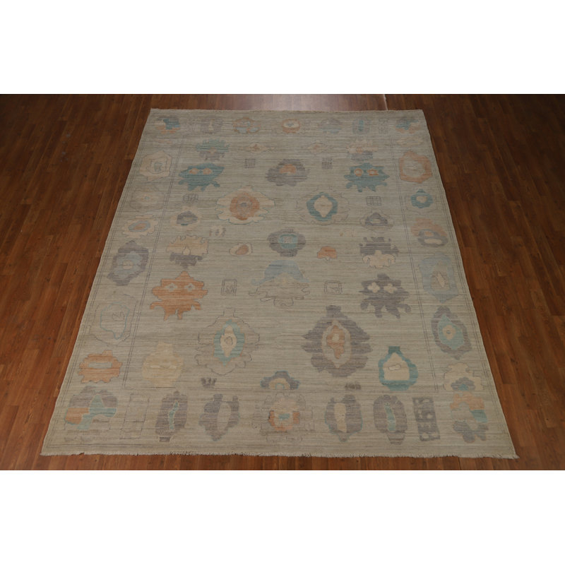 Vegetable Dye Oushak Turkish Area Rug 8x10