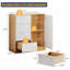 Armoire de rangement avec tablette réglable, armoire d'appoint autoportante à 4 tiroirs, armoire de plancher pour entrée, salon, cuisine