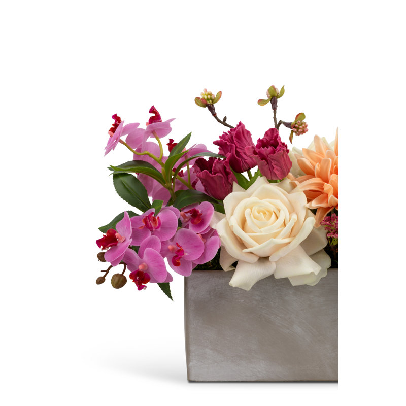 Francesca RealTouch Mixed Floral Centerpiece