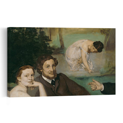 Déjeuner sur l'Herbe, 1863 Impressionniste Impressionniste Abstrait Contemporain Fruit Landscape Wall Art Print