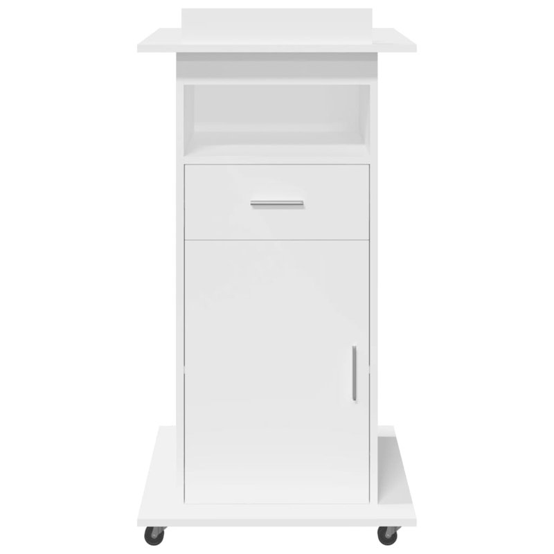 107cm Wood-based Material Lectern, White