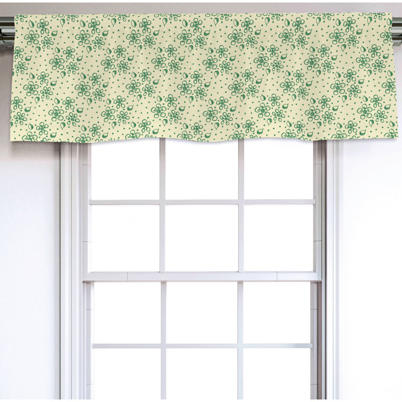 Sateen Ruffled Window Valance