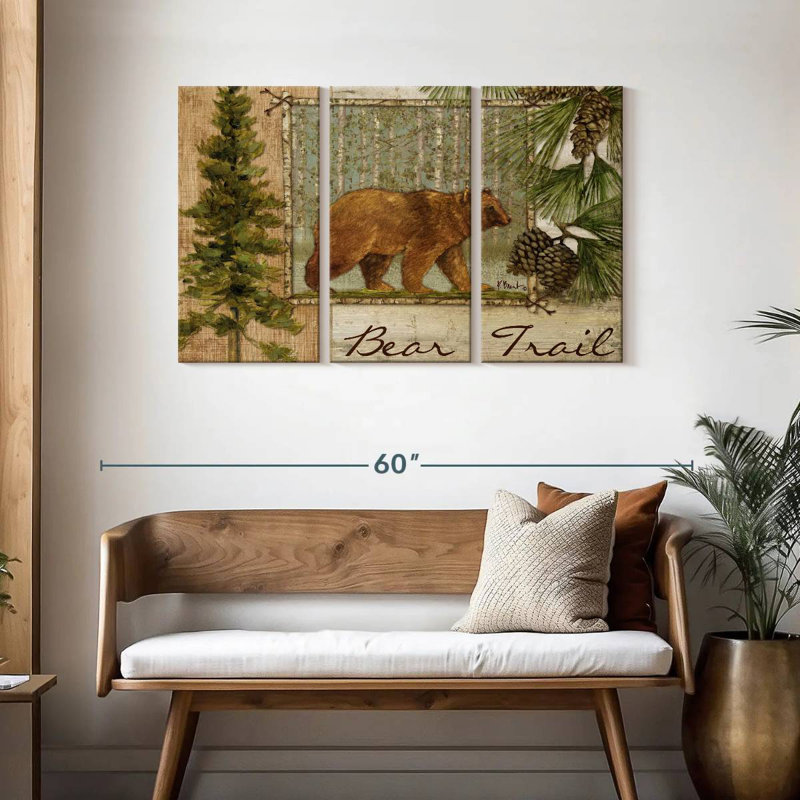 Sentier des ours, H 28 po x l 45 po