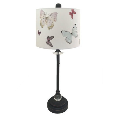 Lampe en cristal 28 po