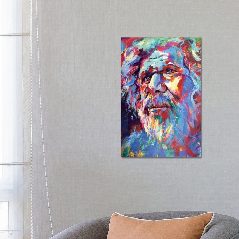 Wisdom II by Jos Coufreur - Wrapped Canvas Gallery-Wrapped Canvas Giclée