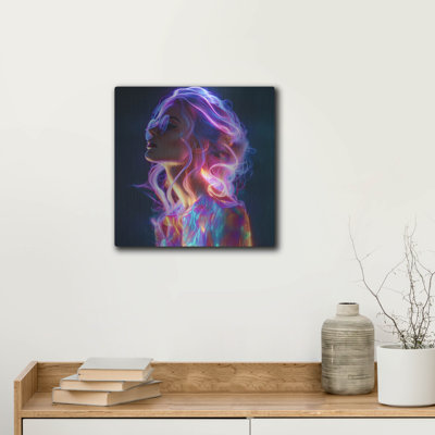  'Soul 2' by Ann Klee Metal Wall Art, 12" x 12"