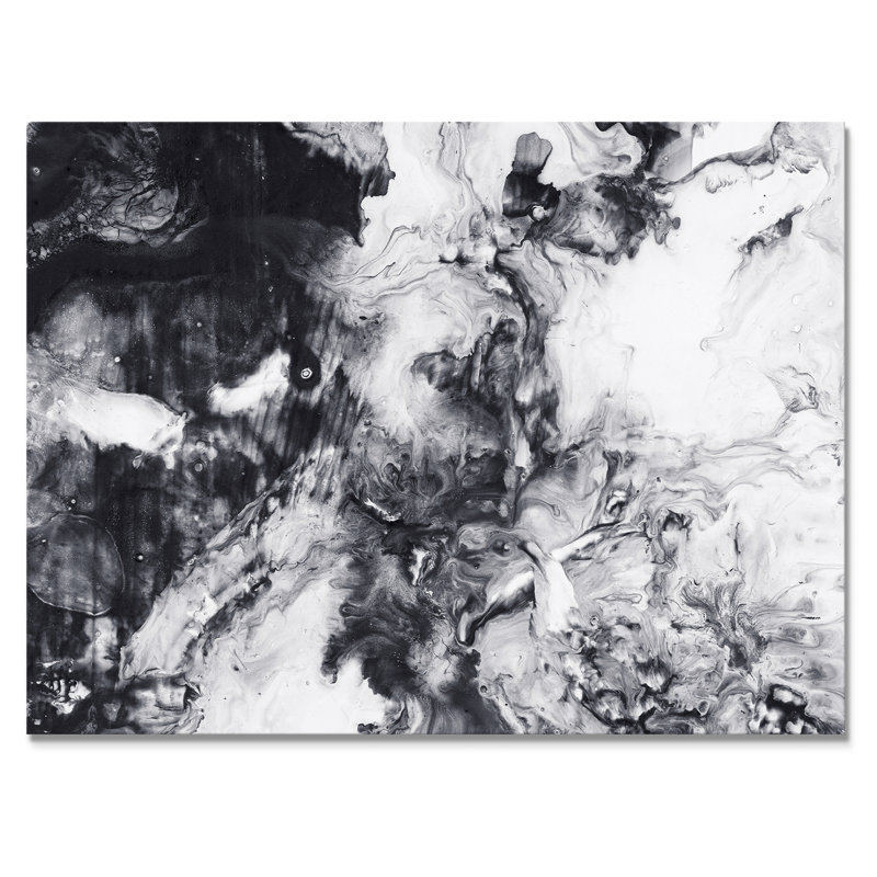 «Blue Blue and White», impression sur toile, Toile tendue, H 34 po x l 44 po