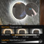 Bresemen Acrylic Round Bathroom Mirror with Led Lights - Anti-fog Wall Mounted -50/60cm-761995560