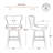 Caraline Swivel Counter & Bar Stool-89471352-129863378