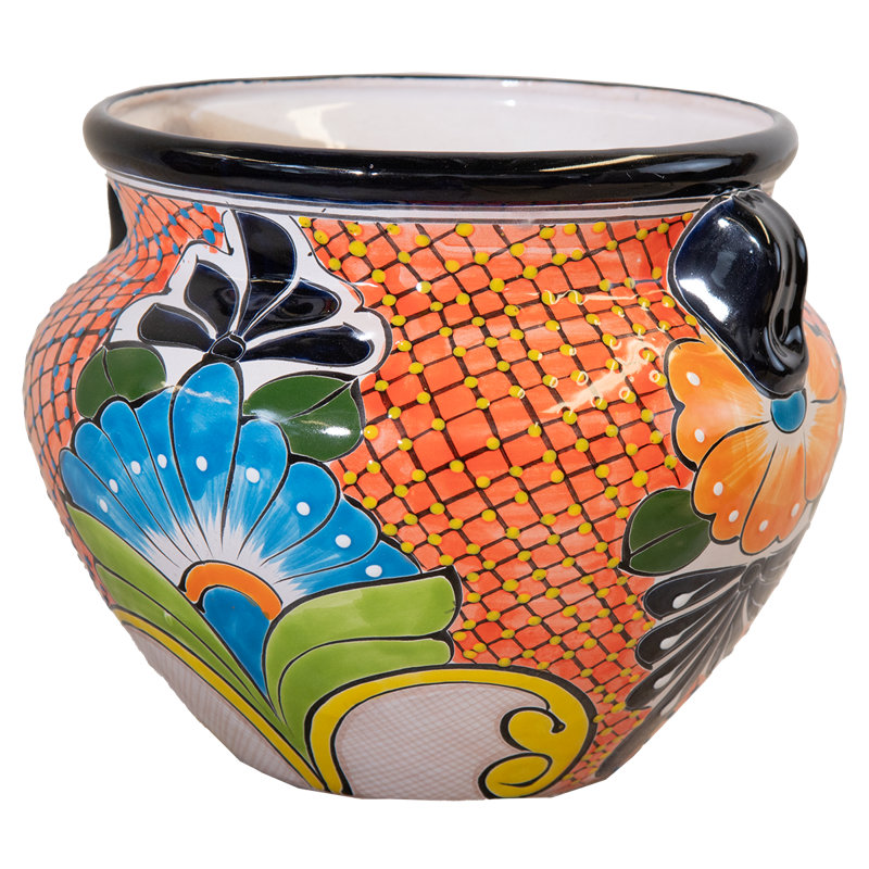 Small Michoacana Planter- Orange 