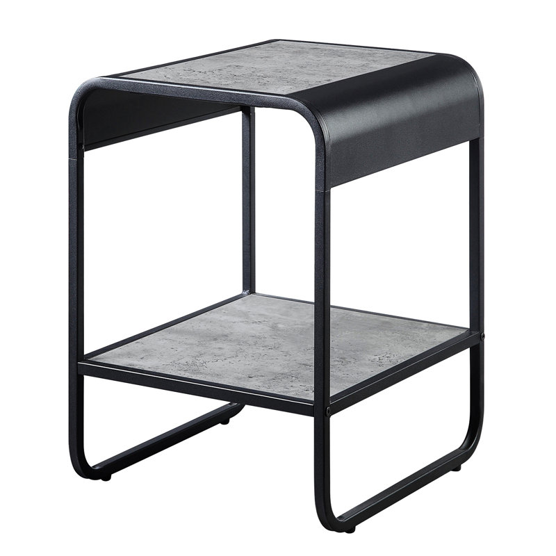Table de bout traîneau, H 21,5 po x l 16,5 po x P 18,5 po