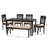 6 - Person Four Leg Dining Set-699082422-699082423