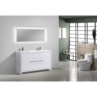 Ensemble de meuble-lavabo double 48 po Meraris