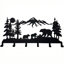 Bear Family Animal Themed Wall Mounted Ihssan
