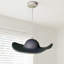 Lustre chapeau moderne en résine 1 lumière