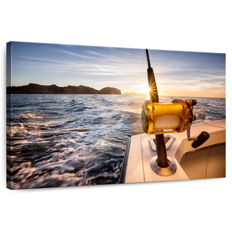 Senne Deep Sea Fishing, 8'' H x 12'' W