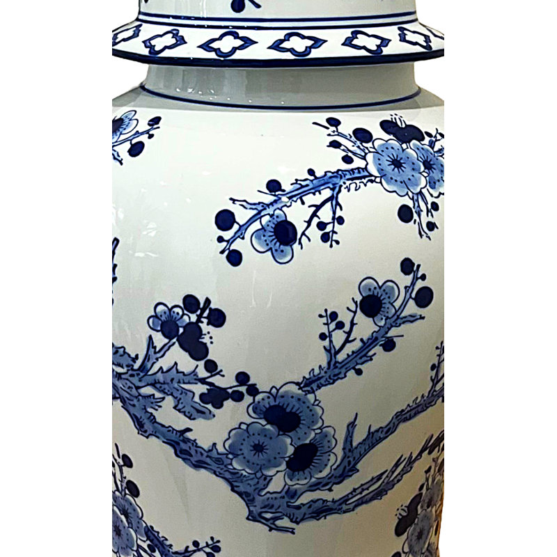 Classic White Large Ginger Jar