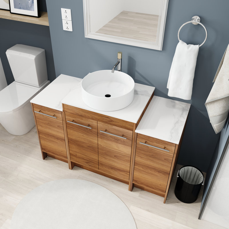 Ensemble de meuble-lavabo simple 47,2 po avec plateau Armillas