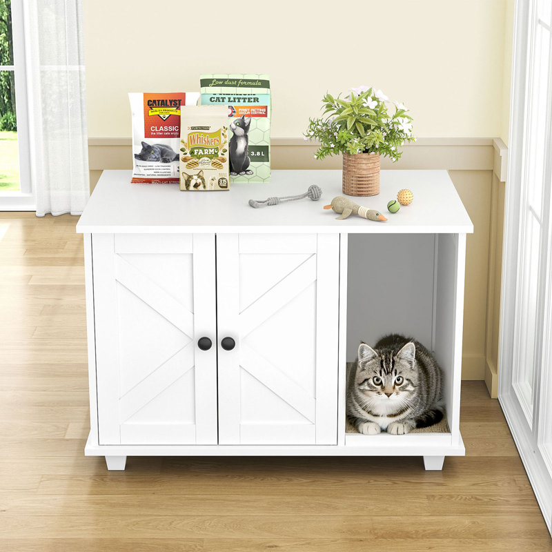 Litière cachée pour chat