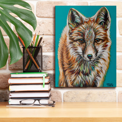 " Teal Fox " by Carolee Vitaletti