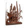 Rustic Lodge 1 - Light Flush Mounted Sconce