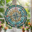 Panneau de vitrail Nautical Compass - 7,8H-1792475228