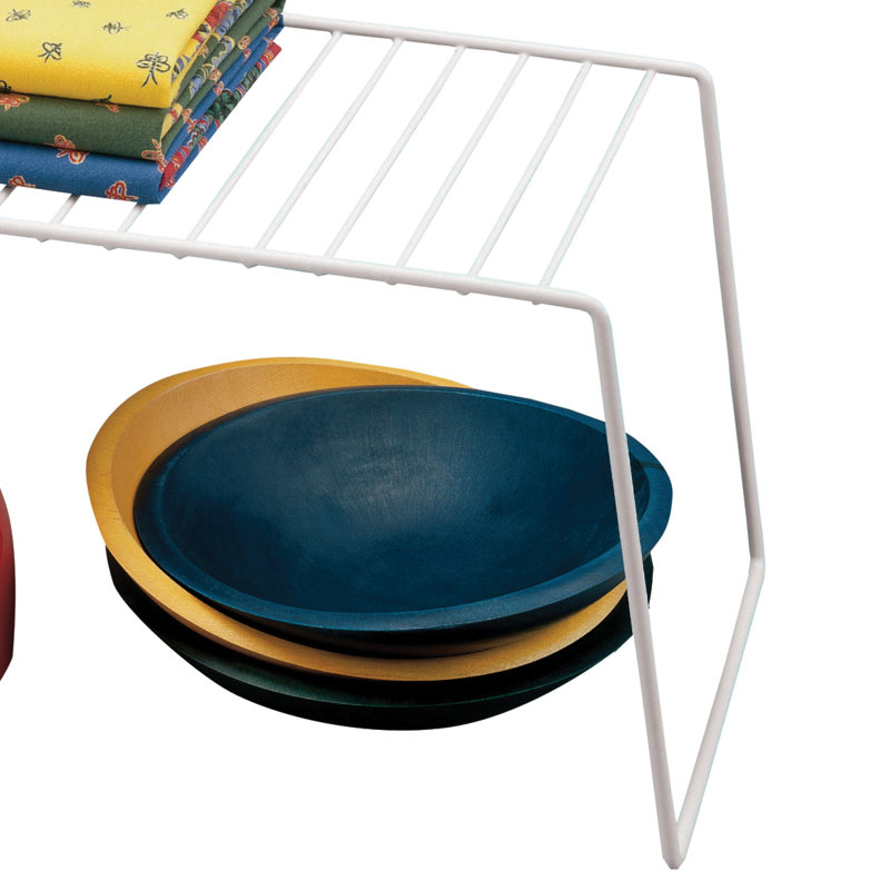 Steel Helper Shelf, 8.75" H x 9" W x 19" D, White