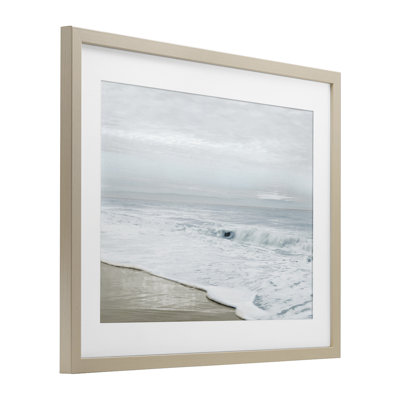 «Morning Bliss Beach Scene», reproduction encadrée sous verre, conception de Natalie Carpentieri